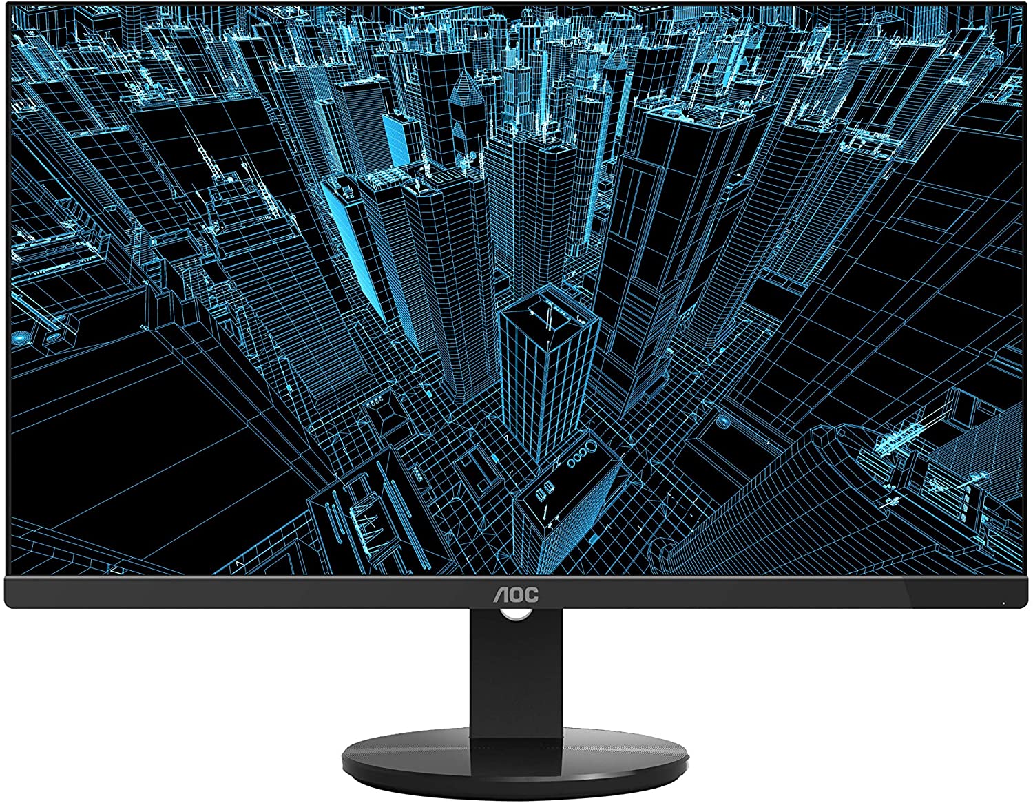 AOC U2790VQ 27" 4K 3840x2160 UHD Frameless Monitor, IPS, 5ms, 1 Billion+ Colors, 108% sRGB, VESA