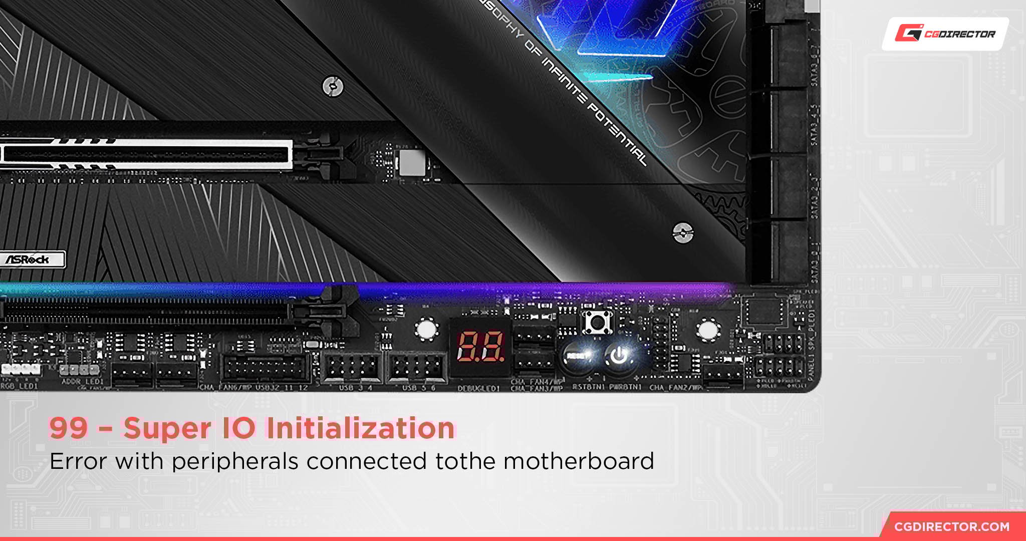ASRock Debug LED 99 - Super IO Initialization