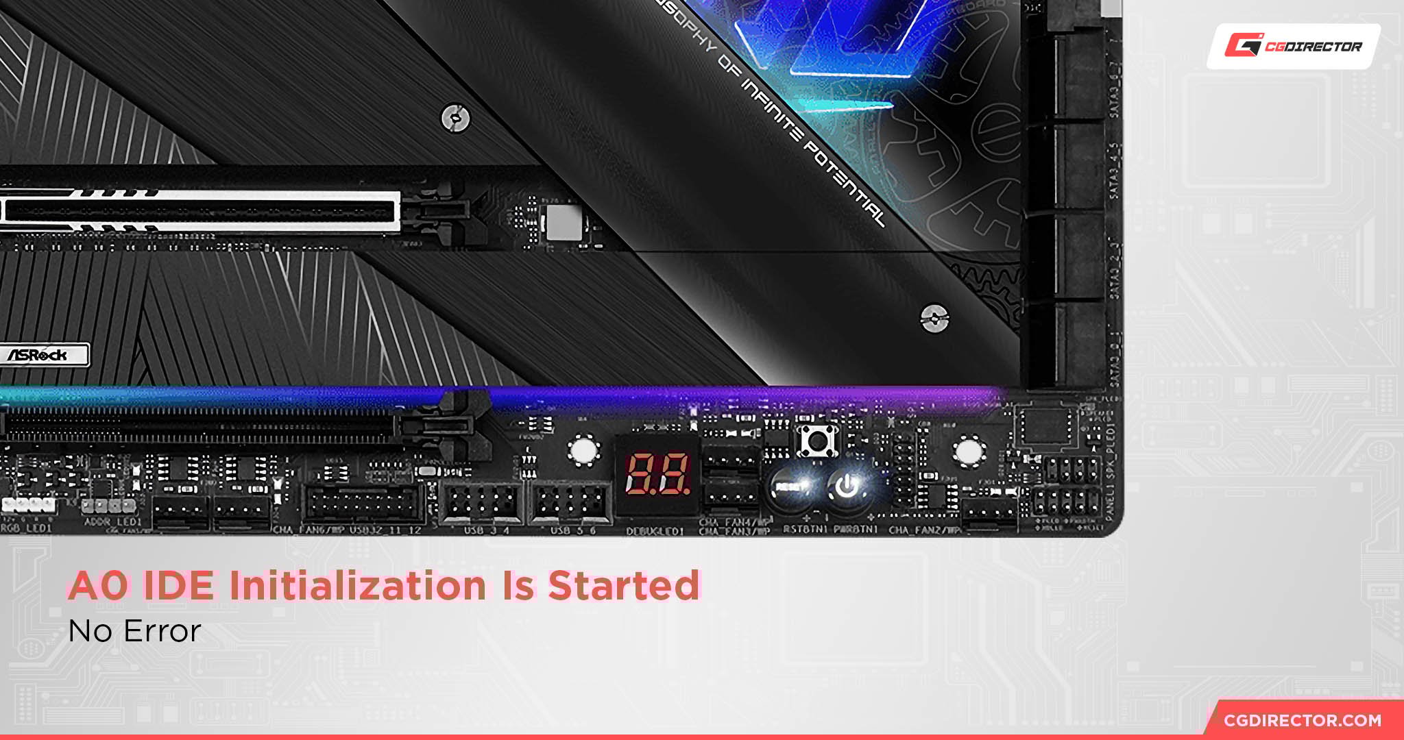 ASRock Debug LED A0 IDE Initialization Is Started