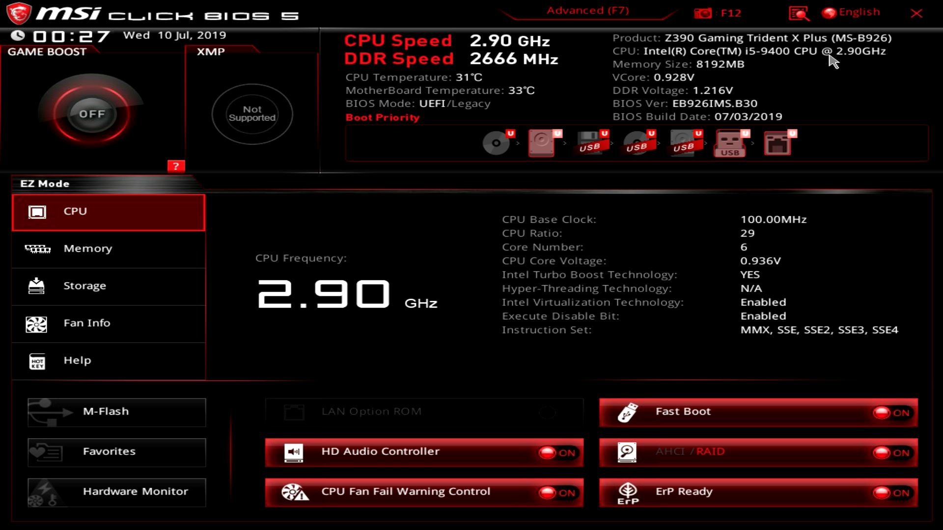 Msi Bios